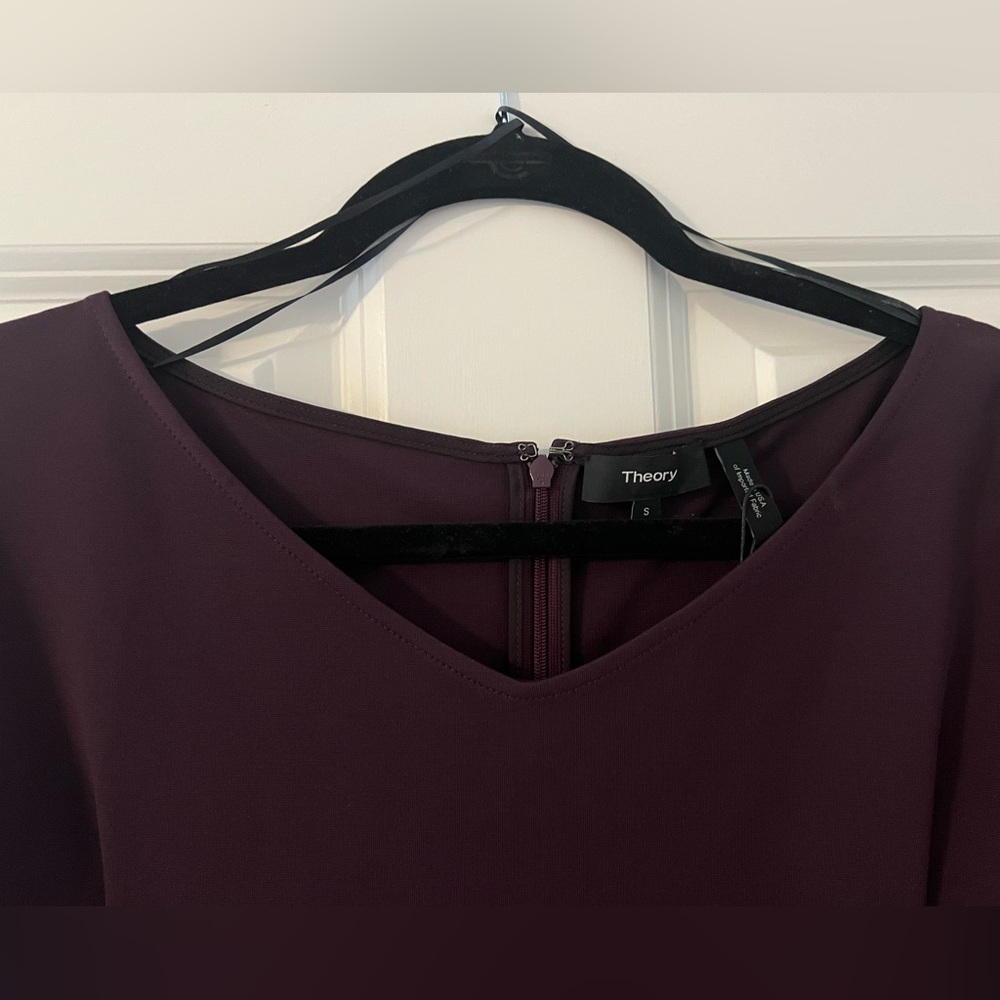 Theory Deep Purple Boydcon Dress